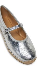 MICHAEL Michael Kors Espadryle Lynn 40S5LYFP2M Srebrny. Kolor: srebrny. Materiał: skóra #3