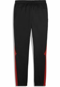 Puma - Męskie spodnie AC Milan ftblNRGY+ PUMA Black For All Time Red. Kolor: czerwony, wielokolorowy, czarny. Wzór: aplikacja