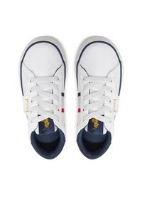 Polo Ralph Lauren Sneakersy RL00572100 C Biały. Kolor: biały. Materiał: skóra