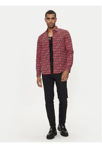 Hugo Koszula Ermo 50519638 Czerwony Slim Fit. Kolor: czerwony. Materiał: bawełna #4