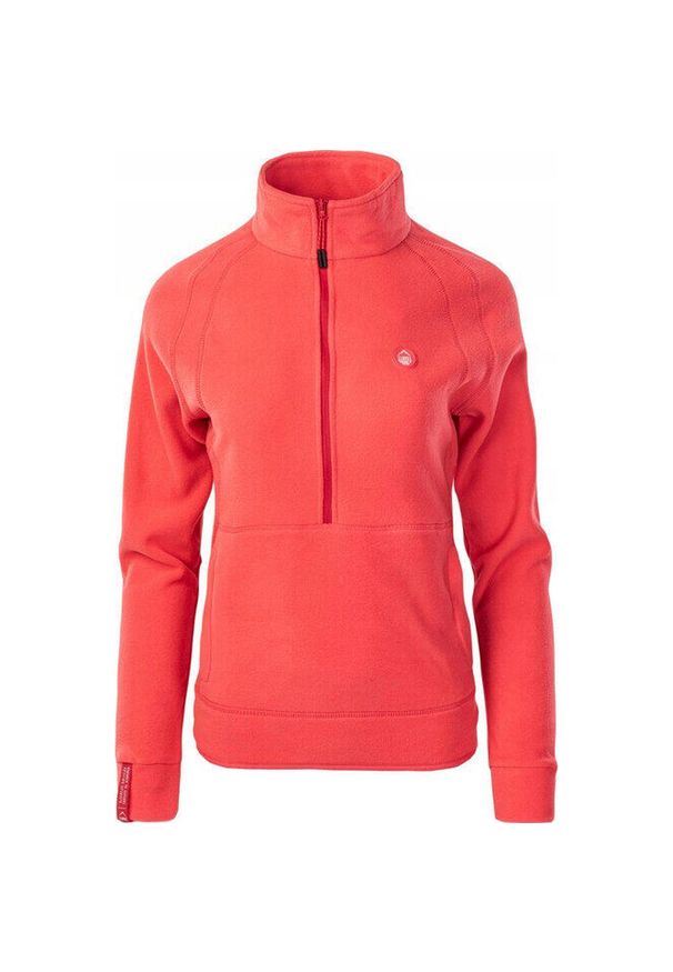 Bluza sportowa damska Elbrus Riva Polartec 1/2 Wo's. Kolor: czerwony