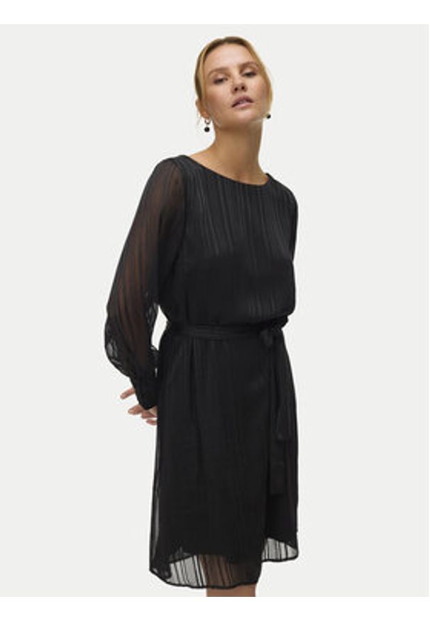 Vero Moda Sukienka koktajlowa Gedna 10335586 Czarny Regular Fit. Kolor: czarny. Materiał: syntetyk. Styl: wizytowy