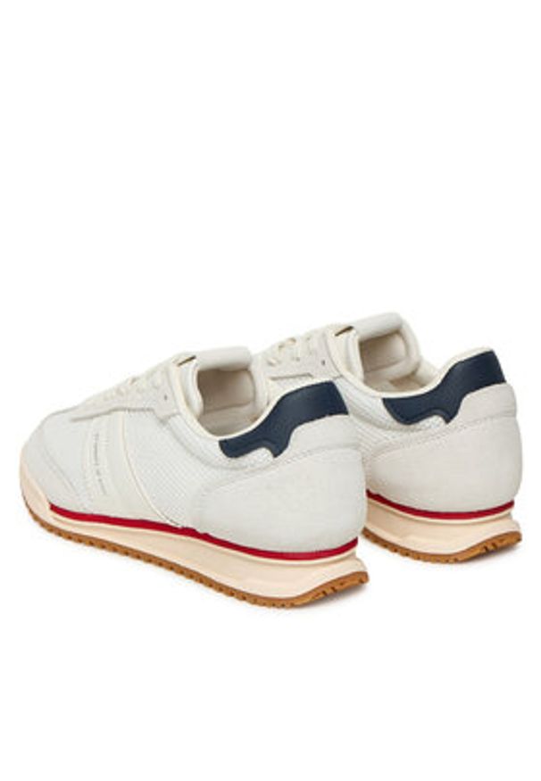 Tommy Jeans Sneakersy Tjw Low Profile Runner EN0EN02862 Écru. Kolor: kremowy. Materiał: materiał