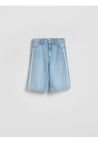 Reserved - Jeansowe szorty - niebieski. Kolor: niebieski. Materiał: jeans #1