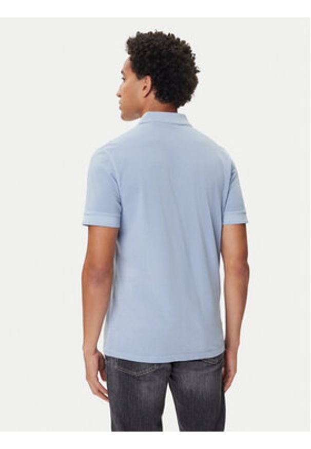BOSS Polo Prime 50507813 Błękitny Regular Fit. Typ kołnierza: polo. Kolor: niebieski. Materiał: bawełna