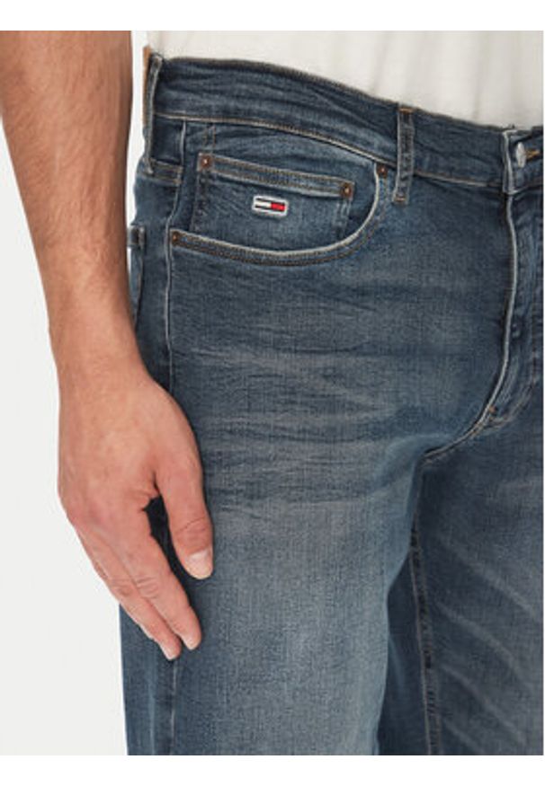 Tommy Jeans Jeansy Ryan DM0DM21097 Granatowy Slim Fit. Kolor: niebieski