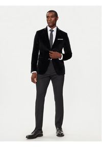 JOOP! Marynarka 17 JB-35Horace 30043746 Czarny Slim Fit. Kolor: czarny. Materiał: bawełna #11