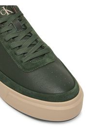 Calvin Klein Sneakersy Basket Cupsole Laceup Lth-Nu YM0YM01354 Zielony. Kolor: zielony. Materiał: zamsz, skóra #6