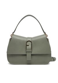 Furla Torebka Flow WB00996 BX2045 AG700 Zielony. Kolor: zielony. Materiał: skórzane