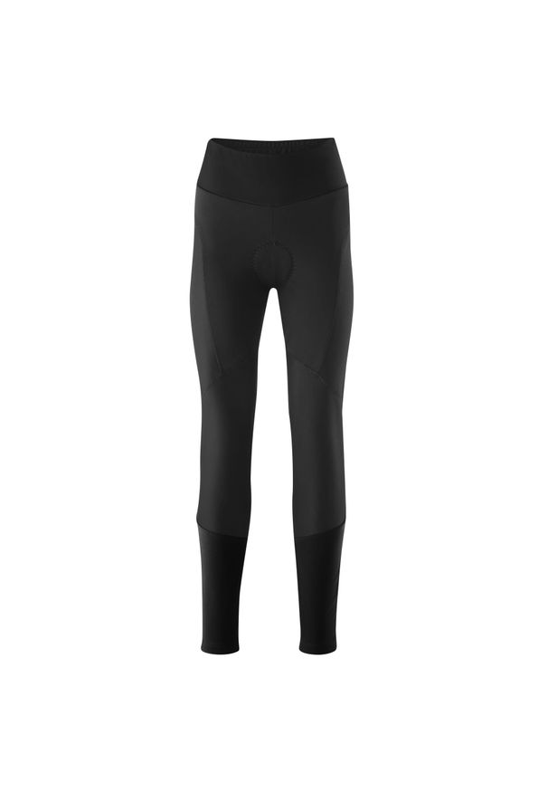 GONSO - Damskie legginsy Gonso Essential Softshell. Kolor: wielokolorowy, szary, czarny. Materiał: softshell. Sport: kolarstwo