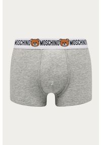 Moschino Underwear - Bokserki (2 pack). Kolor: szary. Materiał: bawełna, dzianina, elastan. Wzór: gładki #1
