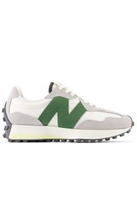 Buty New Balance WS327PU - szare. Zapięcie: sznurówki. Kolor: szary. Materiał: guma, materiał, skóra. Szerokość cholewki: normalna