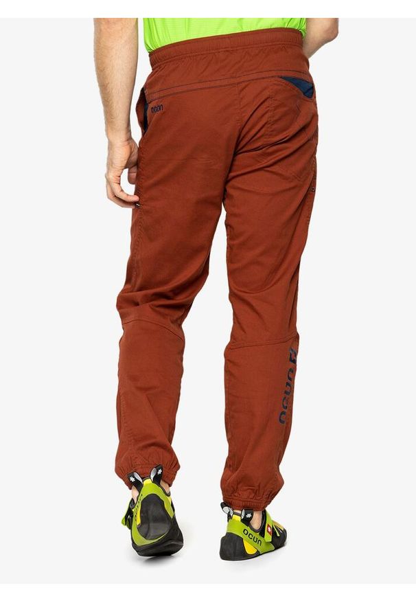 OCUN - Spodnie wspinaczkowe męskie Ocun Jaws Pants. Kolor: czerwony