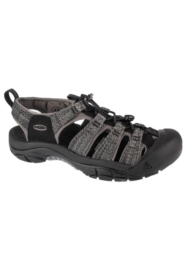 keen - Buty do chodzenia damskie Keen Newport H2 Calz M. Kolor: czarny, szary, wielokolorowy. Materiał: materiał, skóra, syntetyk. Sport: turystyka piesza