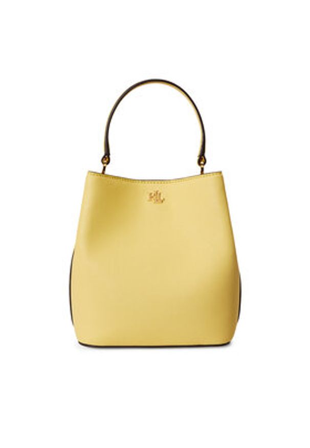 Lauren Ralph Lauren - LAUREN RALPH LAUREN Torebka 431969365014 Żółty. Kolor: żółty. Materiał: skórzane