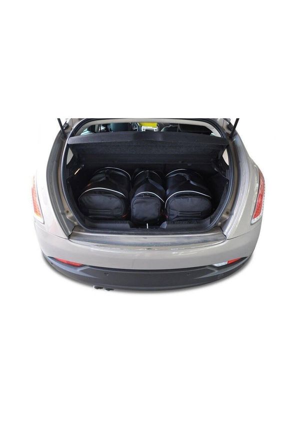 KJUST - Torby Do Bagażnika Lancia Delta 2008-2015 3Szt Kjust. Kolor: czarny. Styl: sportowy