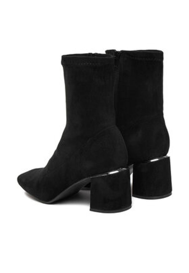 DeeZee Botki W4LD191204 Czarny. Kolor: czarny. Materiał: materiał