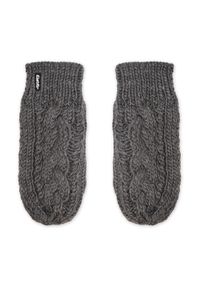 Eisbar - Eisbär Rękawiczki Damskie Afra Mittens 80135 Szary. Kolor: szary. Materiał: wełna, materiał