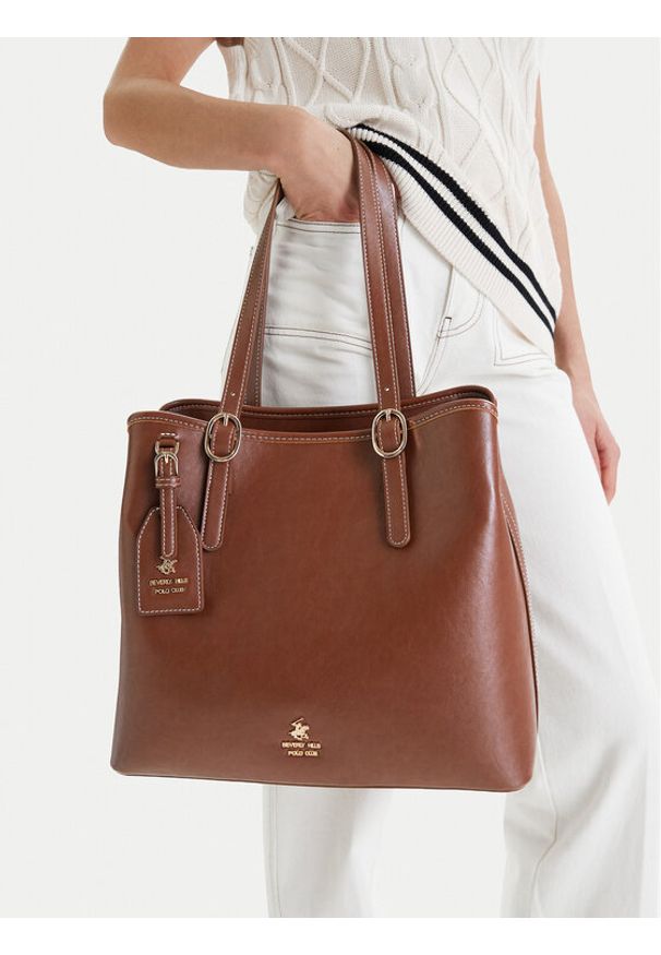 Beverly Hills Polo Club Torebka EO-BHPC-C-010-09 Brązowy. Kolor: brązowy