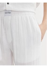 Calvin Klein Underwear Spodnie piżamowe 000QS7140E Biały Relaxed Fit. Kolor: biały. Materiał: bawełna #3