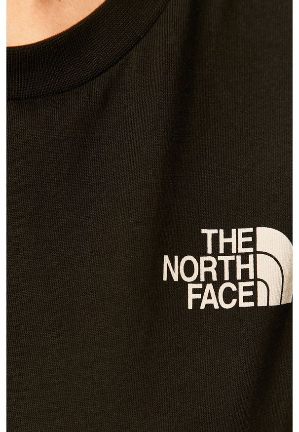 The North Face - T-shirt. Okazja: na co dzień. Kolor: czarny. Materiał: dzianina. Styl: casual