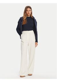 TOMMY HILFIGER - Tommy Hilfiger Sweter Cody WW0WW47307 Granatowy Slim Fit. Kolor: niebieski. Materiał: bawełna #3