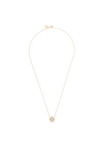 Tory Burch Naszyjnik Crystal Logo Delicate Necklace 53420 Złoty. Materiał: złote. Kolor: złoty