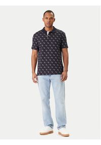 Guess Polo M6GP04 K3073 Granatowy Regular Fit. Typ kołnierza: polo. Kolor: niebieski. Materiał: bawełna #5