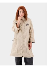 Didriksons Parka Juno 504657 Beżowy Regular Fit. Kolor: beżowy. Materiał: syntetyk #1