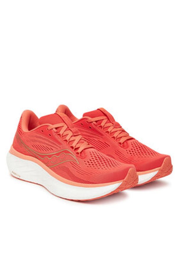 Saucony Buty do biegania Ride 18 S11000 Koralowy. Kolor: pomarańczowy. Materiał: materiał