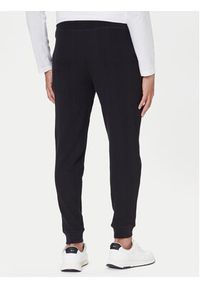 BOSS Spodnie dresowe Structure 50540577 Czarny Regular Fit. Kolor: czarny. Materiał: bawełna