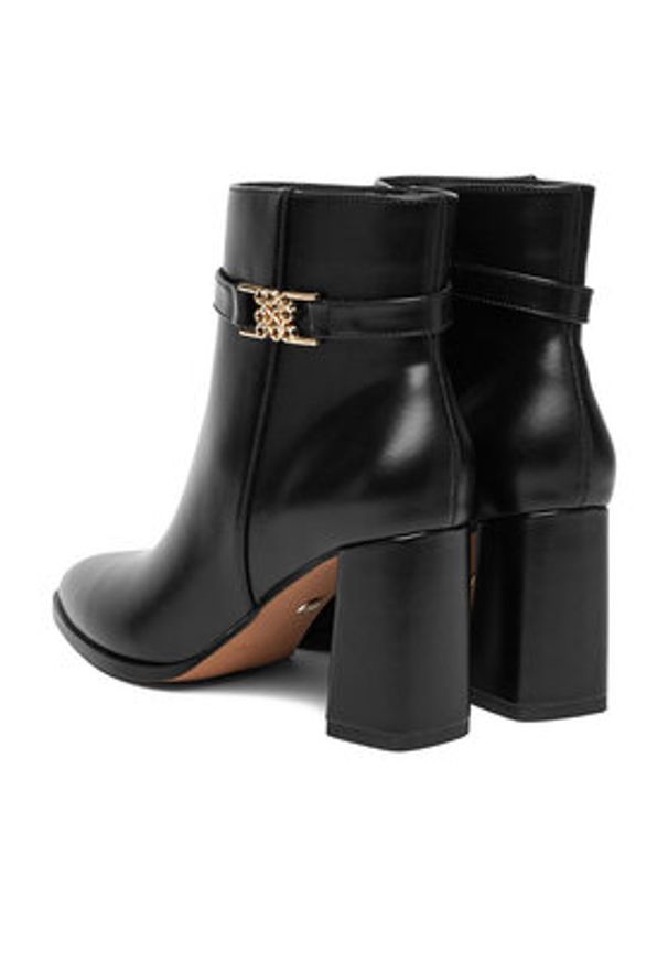 Nine West Botki CEO-NASIRA-01 Czarny. Kolor: czarny. Materiał: materiał, syntetyk