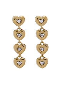 Guess Kolczyki JUBE05 473JW Złoty. Materiał: metalowe. Kolor: złoty