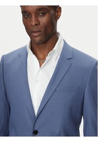Hugo - HUGO Garnitur Henry/Getlin232X 50530116 Niebieski Slim Fit. Kolor: niebieski. Materiał: syntetyk #8