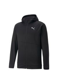 Bluza sportowa męska Puma Train All Day Powerfleece Full Zip. Typ kołnierza: kaptur. Kolor: czarny. Sport: fitness #1