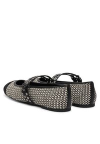 Karl Lagerfeld - KARL LAGERFELD Baleriny Karo KL40128 Czarny. Kolor: czarny. Materiał: syntetyk #2