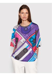 Ice Play T-Shirt 22I U2M0 F102 6324 S741 Kolorowy Relaxed Fit. Materiał: bawełna. Wzór: kolorowy