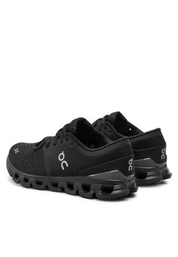 On Buty do biegania Cloud X 4 3WE30070106 Czarny. Kolor: czarny. Materiał: materiał