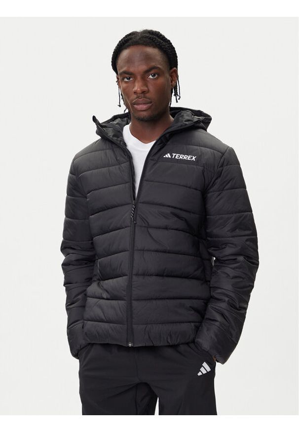 Adidas - adidas Kurtka outdoor Terrex Multi Essentials Climawarm KB2183 Czarny Regular Fit. Kolor: czarny. Materiał: syntetyk. Technologia: ClimaWarm (Adidas). Sport: outdoor