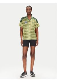 Adidas - adidas T-Shirt FARM Rio JD6302 Zielony Loose Fit. Kolor: zielony. Materiał: syntetyk