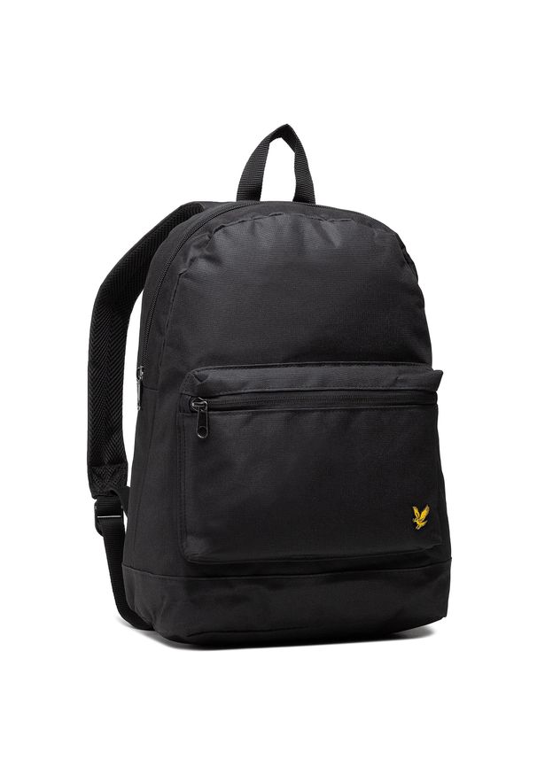 Plecak Lyle & Scott - Backpack BA1200A True Black 572. Kolor: czarny. Materiał: materiał