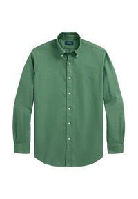 Polo Ralph Lauren Koszula 710804257056 Zielony Slim Fit. Typ kołnierza: polo. Kolor: zielony. Materiał: bawełna #5