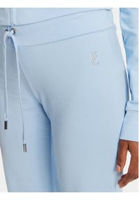 Juicy Couture Spodnie dresowe Apollo JCWBJ125311 Błękitny Flared Leg. Kolor: niebieski. Materiał: bawełna #3
