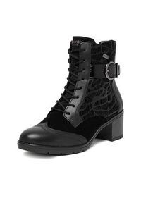 Remonte Botki CEO-D2A77-02 Czarny. Kolor: czarny. Materiał: skóra #3