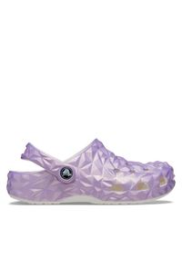 Crocs Klapki Classic Iridescent Geo Clog 209841 Fioletowy. Kolor: fioletowy #1