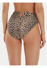 MICHAEL Michael Kors Dół od bikini MM29259 Beżowy. Kolor: beżowy. Materiał: syntetyk