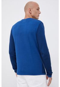 PRODUKT by Jack & Jones - Produkt by Jack & Jones - Sweter. Okazja: na co dzień. Kolor: niebieski. Materiał: materiał. Długość rękawa: długi rękaw. Długość: długie. Wzór: ze splotem. Styl: casual #4