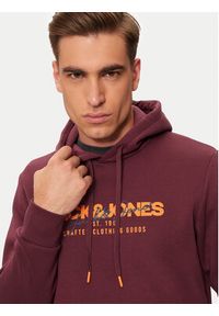 Jack & Jones - Jack&Jones Komplet dresowy Alvis 12267884 Bordowy Standard Fit. Kolor: czerwony. Materiał: bawełna, syntetyk #4