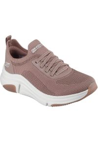 skechers - Adidasy Skechers Bobs Sparrow Flex -, Kobiety. Kolor: brązowy. Materiał: materiał