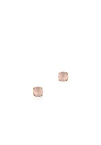 W.KRUK - Kolczyki złote z różowym kwarcem. Materiał: złote. Kolor: różowy, wielokolorowy, złoty. Kamień szlachetny: kwarc #1